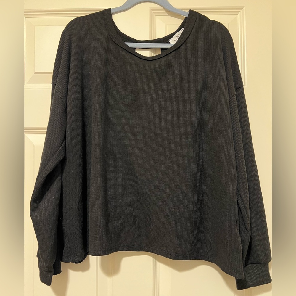 Kaileigh Black Long Sleeve Top